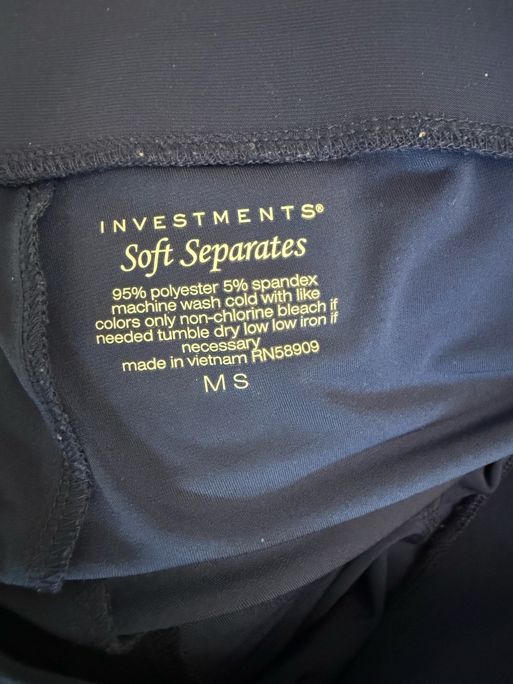 Investments Royal Blue Soft Separates Set | Open Cardigan + Pants | Size M MS - Picture 6 of 6